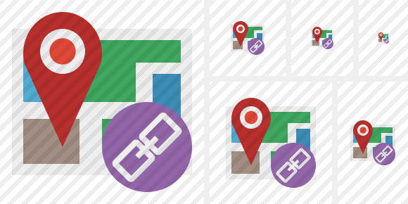 Map Location Link Icon Map Location Link Icon