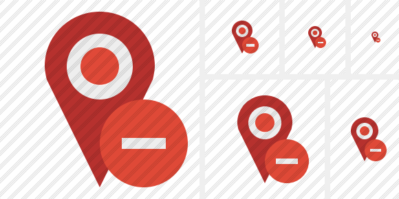 Map Pin Stop Icon Map Pin Stop Icon