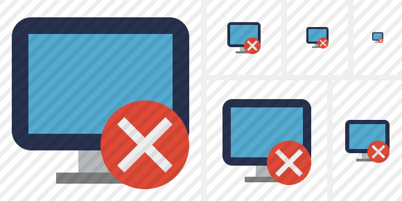 Monitor Cancel Symbol
