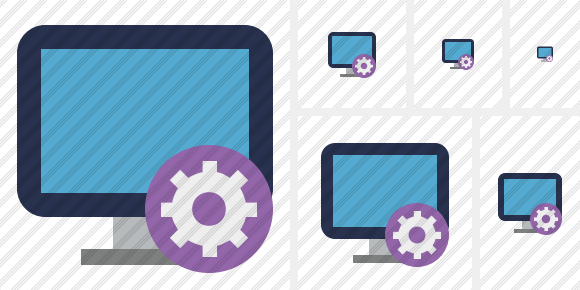 Icône Monitor Settings