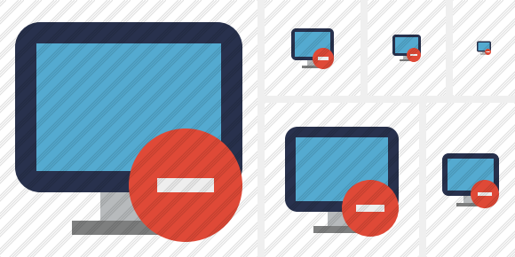 Monitor Stop Symbol Monitor Stop Symbol