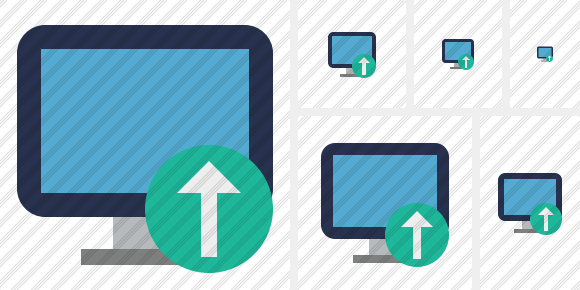 Monitor Upload Symbol Monitor Upload Symbol
