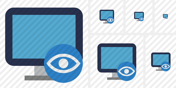 Monitor View Symbol Monitor View Symbol
