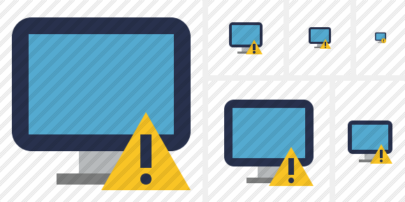 Monitor Warning Symbol Monitor Warning Symbol