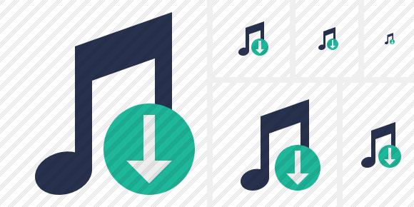 Music Download Symbol