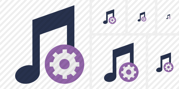 Icona Musica Impostazioni Icona Musica Impostazioni