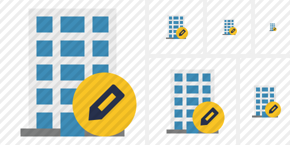 Office Building Edit Icon