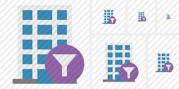 Office Building Filter Symbol Office Building Filter Symbol