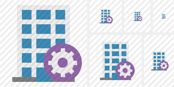 Office Building Settings Symbol