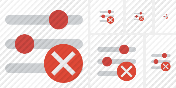 Options Cancel Icon Options Cancel Icon