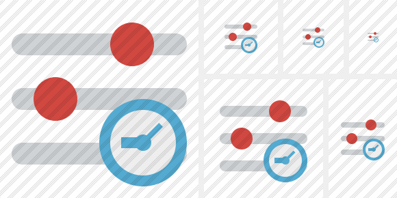 Options Clock Icon Options Clock Icon