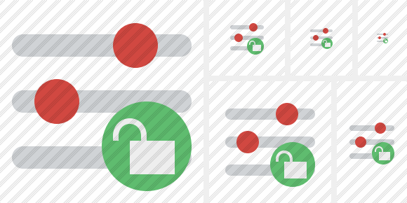 Options Unlock Icon Options Unlock Icon