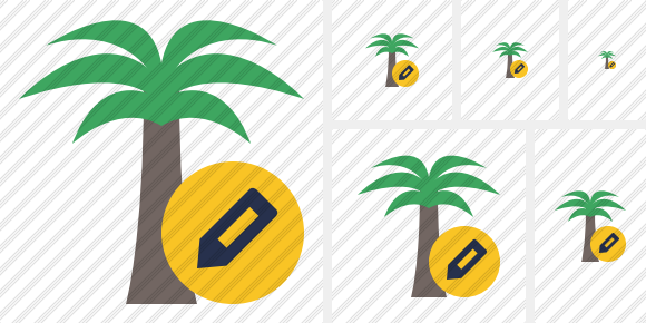 Palmtree Edit Icon