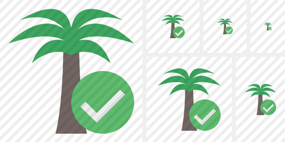 Palmtree Ok Icon