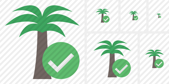 Palmtree Ok Symbol