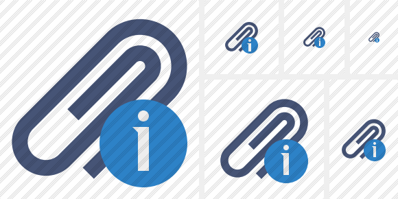Icona Paperclip Info Icona Paperclip Info