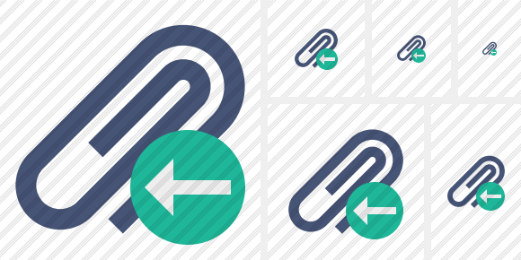 Icona Paperclip Indietro Icona Paperclip Indietro