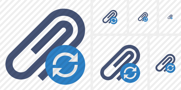 Icona Paperclip Refresh Icona Paperclip Refresh