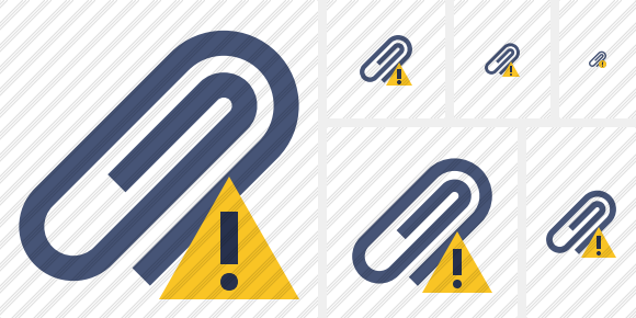 Icono Paperclip Warning