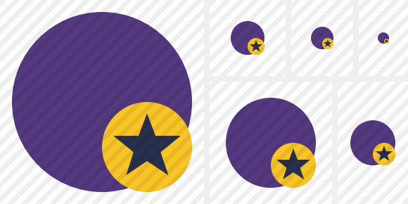 Icono Point Purple Star