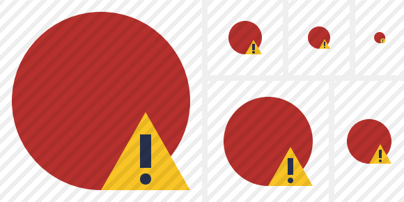 Point Red Warning Icon