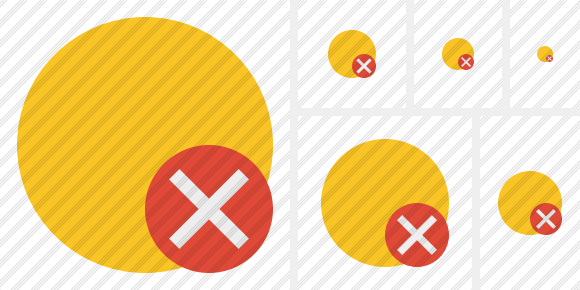 Point Yellow Cancel Icon Point Yellow Cancel Icon