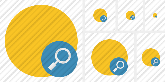 Point Yellow Search Icon Point Yellow Search Icon