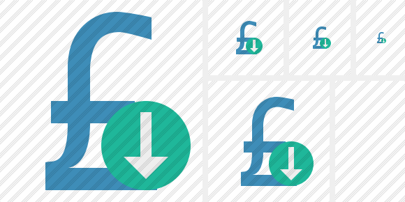 Pound Download Icon