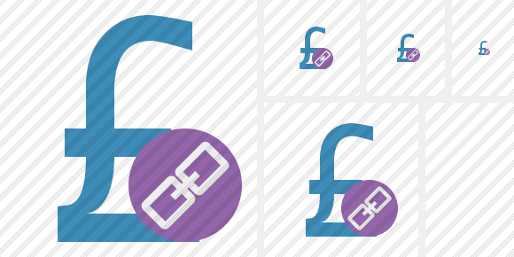 Pound Link Icon Pound Link Icon