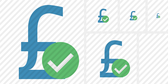 Pound Ok Icon Pound Ok Icon