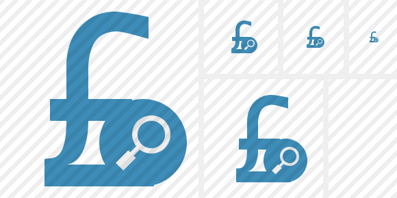 Pound Search Icon Pound Search Icon