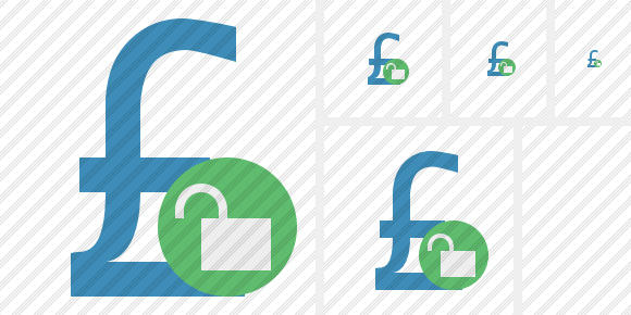 Pound Unlock Icon Pound Unlock Icon