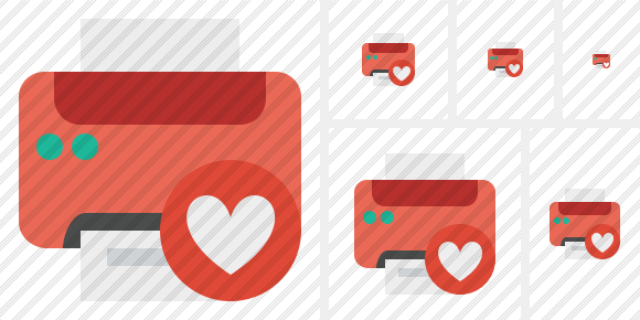 Print Favorites Symbol Print Favorites Symbol