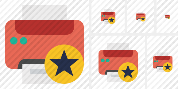 Print Star Symbol Print Star Symbol