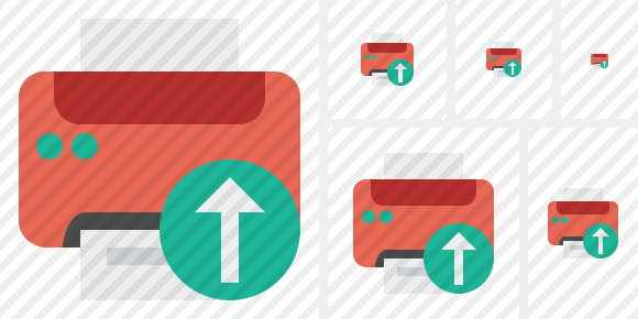 Print Upload Symbol Print Upload Symbol