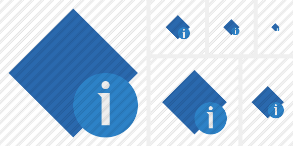 Icona Rhombus Blue Info Icona Rhombus Blue Info