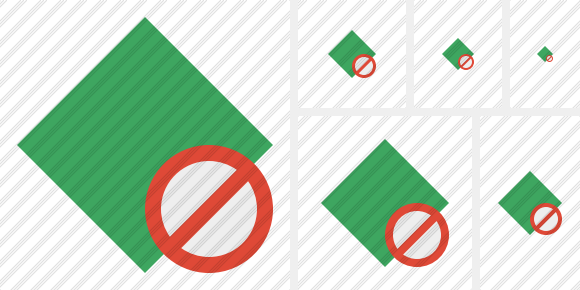 Rhombus Green Block Symbol Rhombus Green Block Symbol