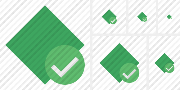 Rhombus Green Ok Symbol Rhombus Green Ok Symbol