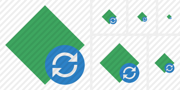 Rhombus Green Refresh Symbol Rhombus Green Refresh Symbol