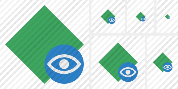 Rhombus Green View Symbol Rhombus Green View Symbol