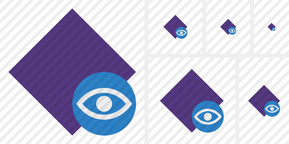 Icona Rhombus Purple View Icona Rhombus Purple View