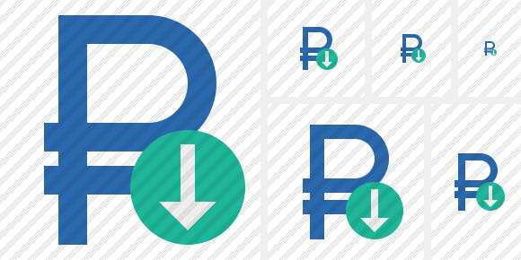 Ruble Download Symbol