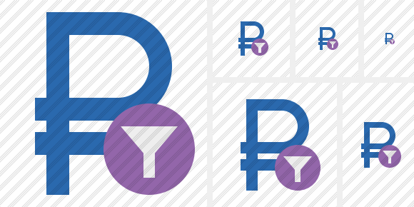 Ruble Filter Symbol Ruble Filter Symbol