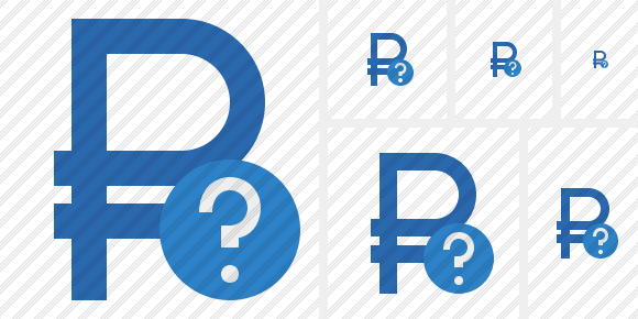 Ruble Help Symbol Ruble Help Symbol