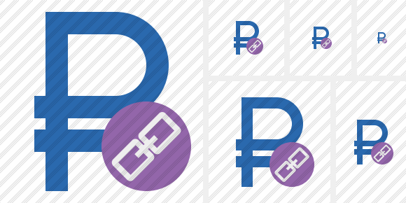 Ruble Link Symbol Ruble Link Symbol