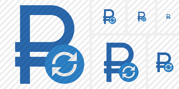 Ruble Refresh Symbol Ruble Refresh Symbol