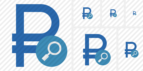 Ruble Search Symbol Ruble Search Symbol