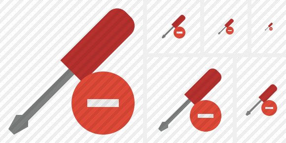 Screwdriver Stop Symbol