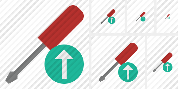 Screwdriver Upload Symbol