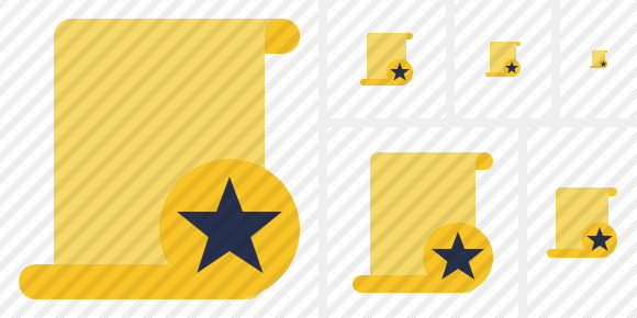 Script Blank 2 Star Icon